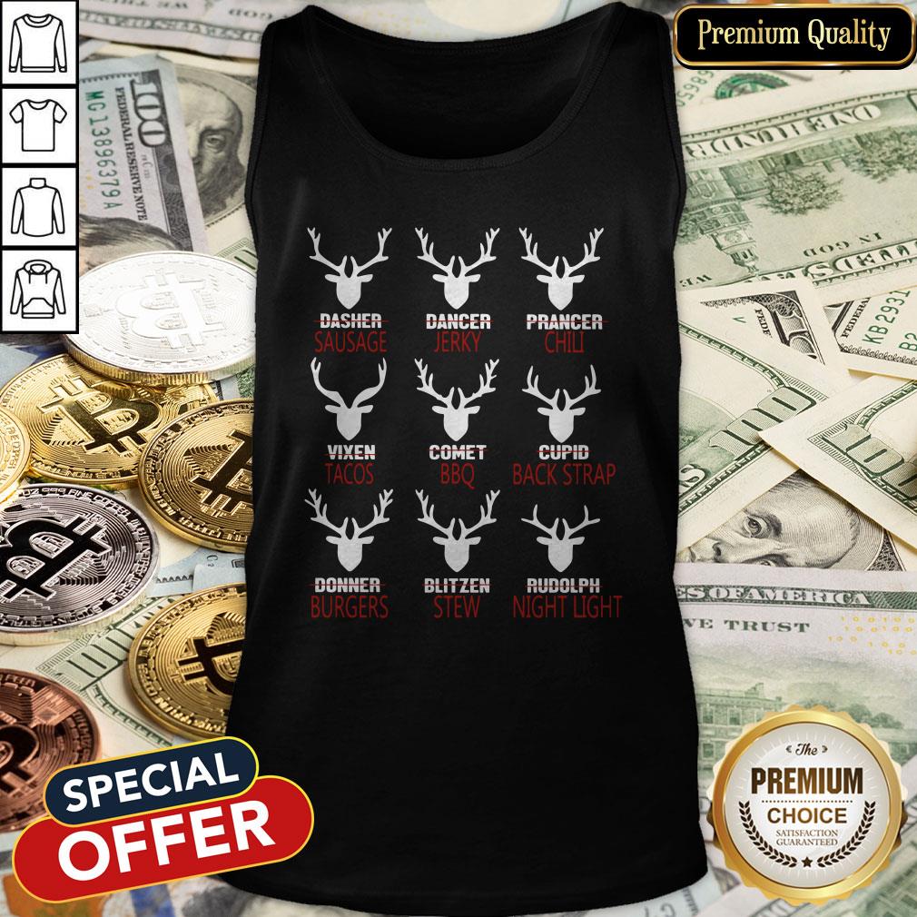 Deer Sausage Jerky Chili Tacos BBQ Tank Top