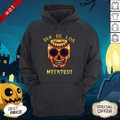 Dia De Los Muertos Day Of The Dead Sugar Skull Hoodie