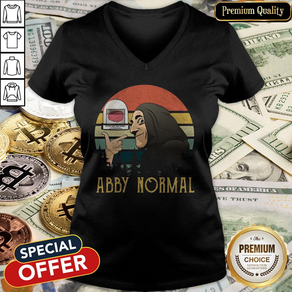 Do Not Use The Again Abby Normal Vintage V-neck