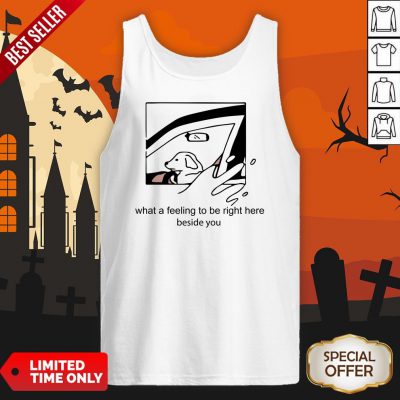 Dog Driver What A Feeling To Be Right Here Beside You Now Tank Top