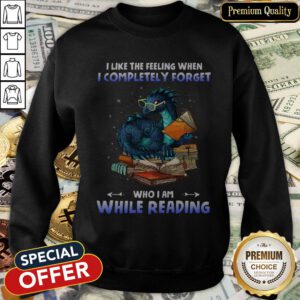Dragon I Like The Feeling When I Completely Forget Who I Am While Reading SweatShirt