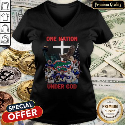 Florida Gators One Nation Under God V-neck