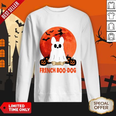 French Boo Dog Halloween SweatShirt