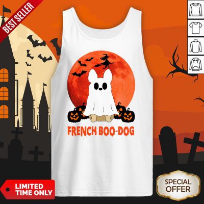 French Boo Dog Halloween Tank Top