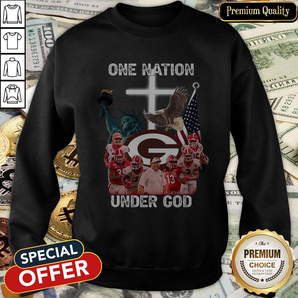 Georgia Bulldogs One Nation Under God SweatShirt