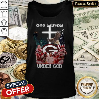 Georgia Bulldogs One Nation Under God Tank Top