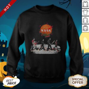 Halloween Horror Characters Nasa Logo SweatShirt