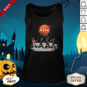 Halloween Horror Characters Nasa Logo Tank Top