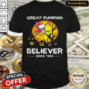 Halloween Snoopy Great Pumpkin Believer Since 1966 Shirt