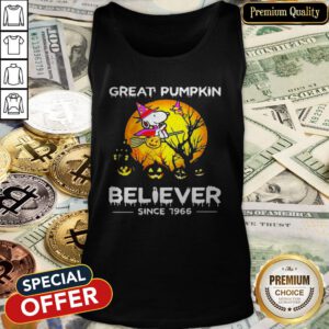 Halloween Snoopy Great Pumpkin Believer Since 1966 Tank Top
