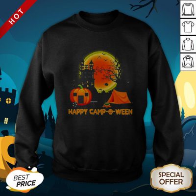 Happy Camp-O-Ween Halloween Pumpkin Moon SweatShirt