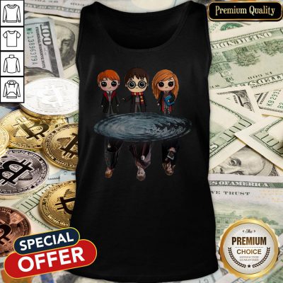Harry Potter Ron Weasley And Hermione Reflection Water Tank Top