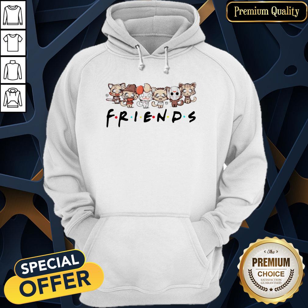 Horror Characters Cat Friends Hoodie