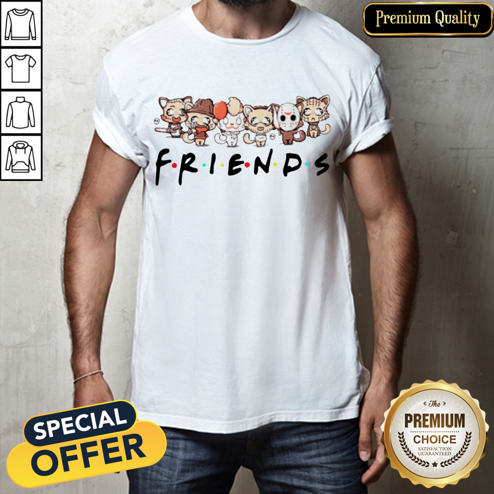 Horror Characters Cat Friends Shirt