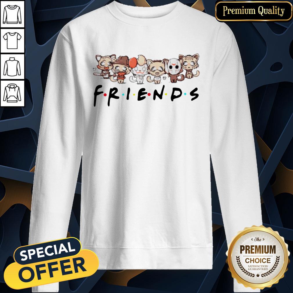 Horror Characters Cat Friends SweatShirt