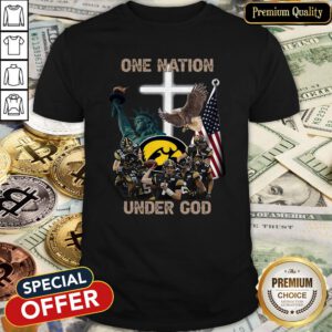 Iowa Hawkeyes One Nation Under God Shirt