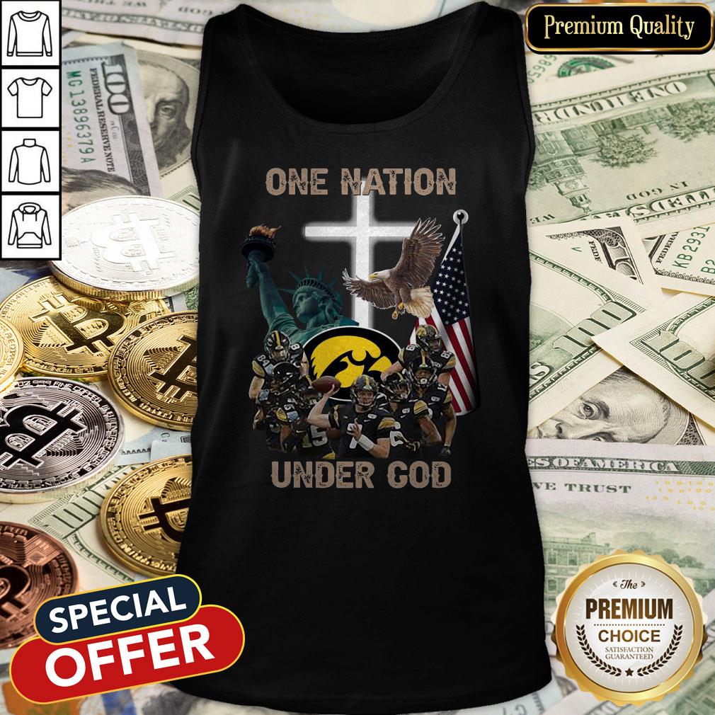 Iowa Hawkeyes One Nation Under God Tank Top