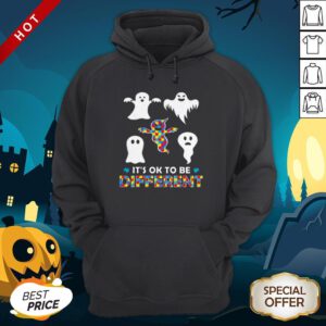 Its OK To Be Different Ghost Halloween Hoodie