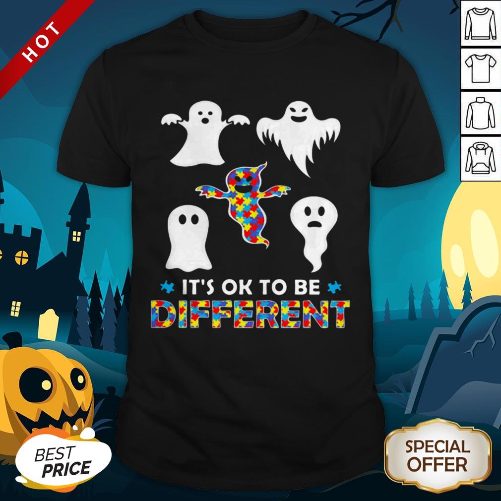 Its OK To Be Different Ghost Halloween Shirt