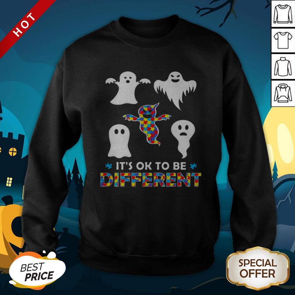 Its OK To Be Different Ghost Halloween SweatShirt