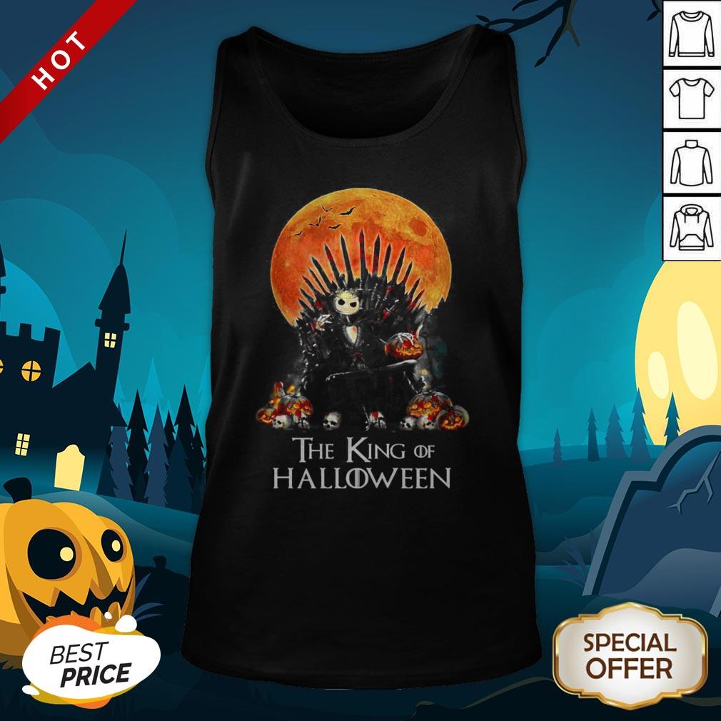 Jack Skellington The King Of Halloween Tank Top
