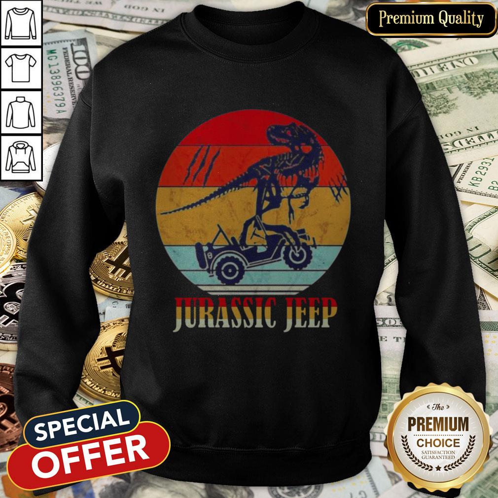Jurassic Jeep Vintage Halloween SweatShirt