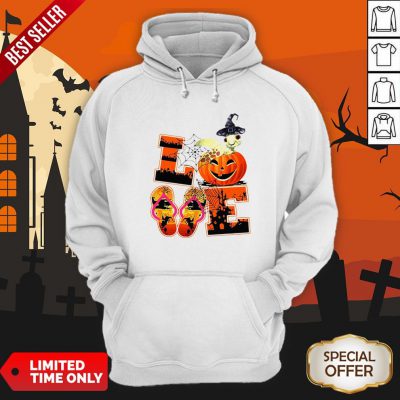 Love Halloween Shorkie Witch Turtle Hoodie