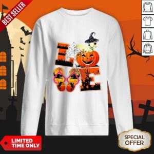 Love Halloween Shorkie Witch Turtle SweatShirt