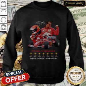 Michael Schumacher 1994-2004 Thank You For The Memories Signature SweatShirt