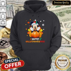 Mickey Mouse Happy Hallothanksmas Hoodie
