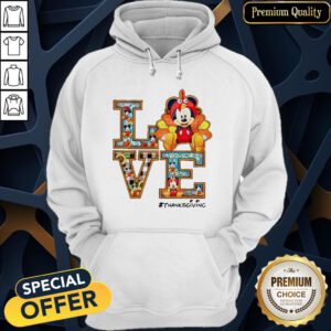 Mickey Mouse Love Thanksgiving Hoodie