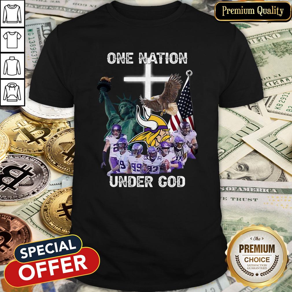 Minnesota Vikings One Nation Under God Shirt
