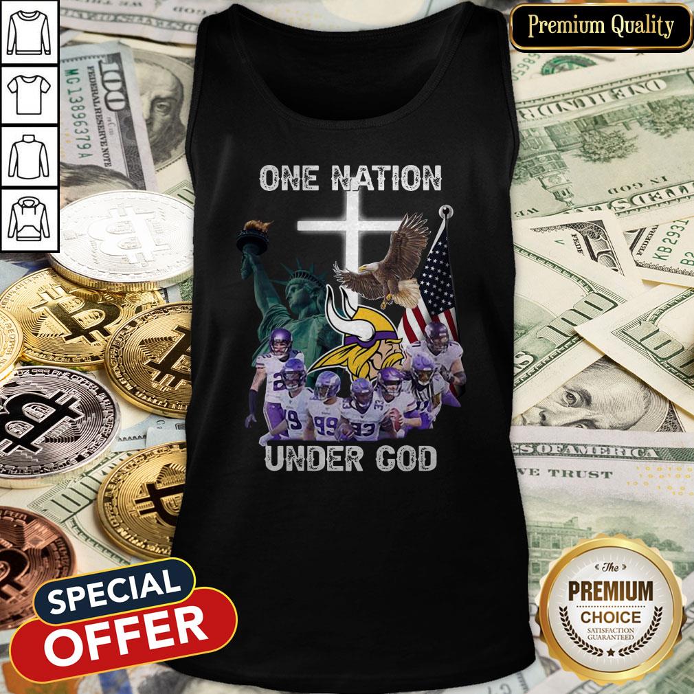 Minnesota Vikings One Nation Under God Tank Top