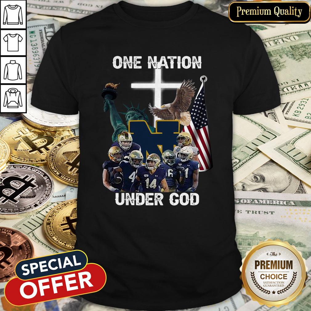 Notre Dame Fighting Irish One Nation Under God Shirt