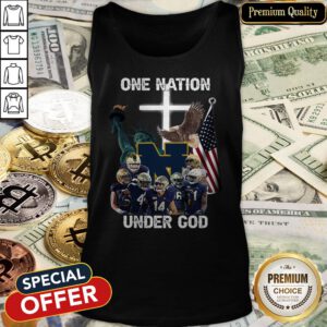 Notre Dame Fighting Irish One Nation Under God Tank Top