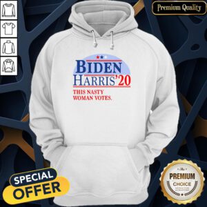 Official Biden Harris 2020 This Nasty Woman Votes Hoodie