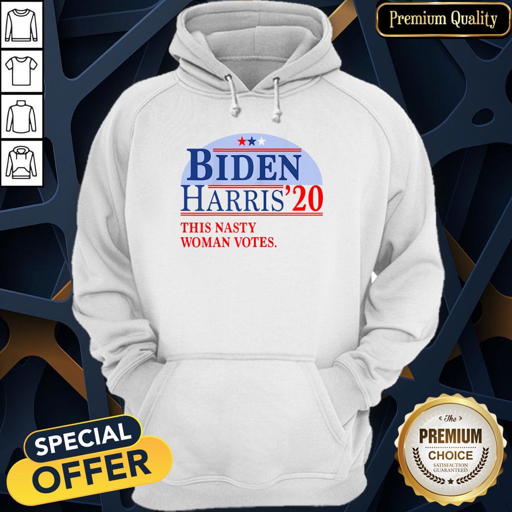 Official Biden Harris 2020 This Nasty Woman Votes Hoodie