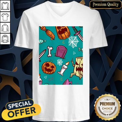 Official Spooky Happy Halloween Day 2020 V-neck