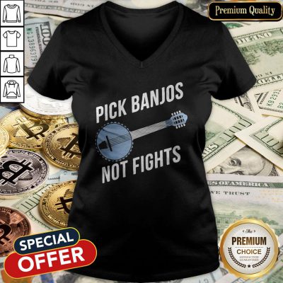 Pick Banjos Not Fights V-neck