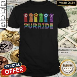 Premium Paws Cat Purride LGBT Shirt