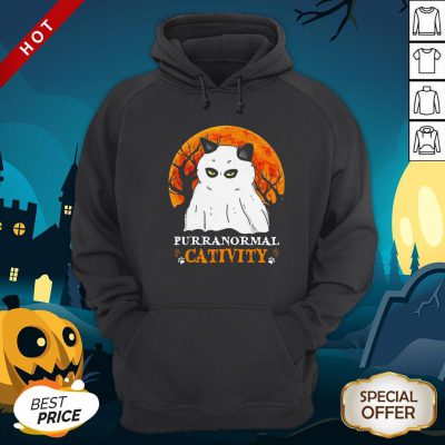 Purranormal Cativity Boo Halloween Hoodie