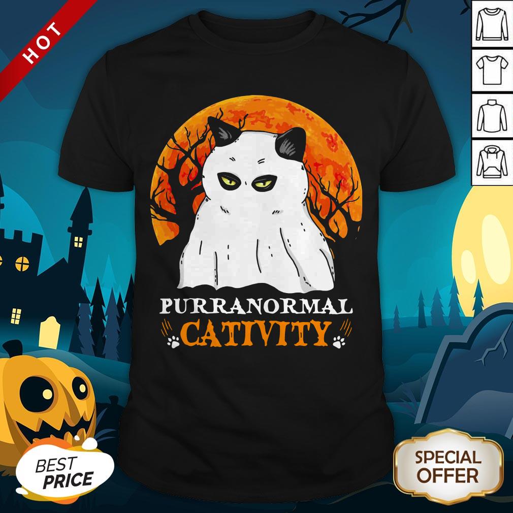 Purranormal Cativity Boo Halloween Shirt