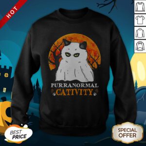 Purranormal Cativity Boo Halloween SweatShirt