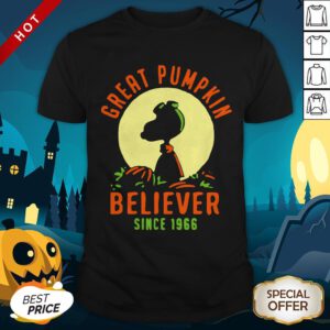 Snoopy Great Pumpkin Believer Since 1966 Halloween Shirt