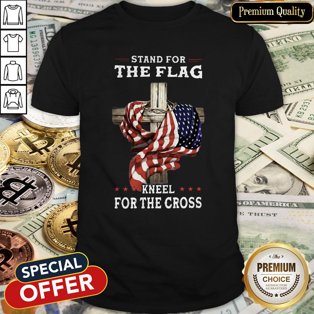 Stand For The Flag America Kneel For The Cross Shirt