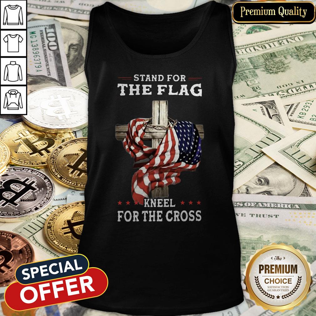 Stand For The Flag America Kneel For The Cross Tank Top