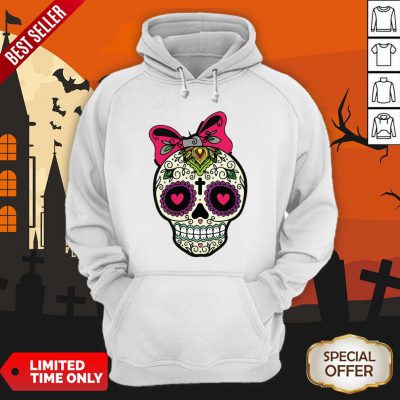 Sugar Skull Cute Dia De Los Muertos Day Of The Dead Hoodie