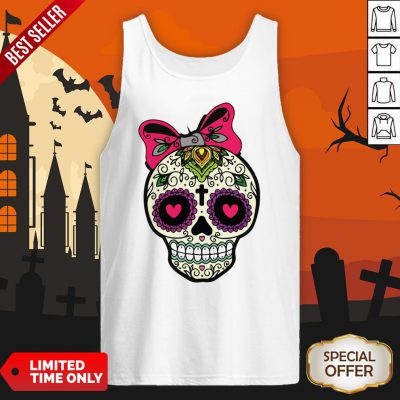 Sugar Skull Cute Dia De Los Muertos Day Of The Dead Tank Top