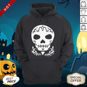 Sugar Skull Mexican Dia De Muertos Day Of The Dead Hoodie