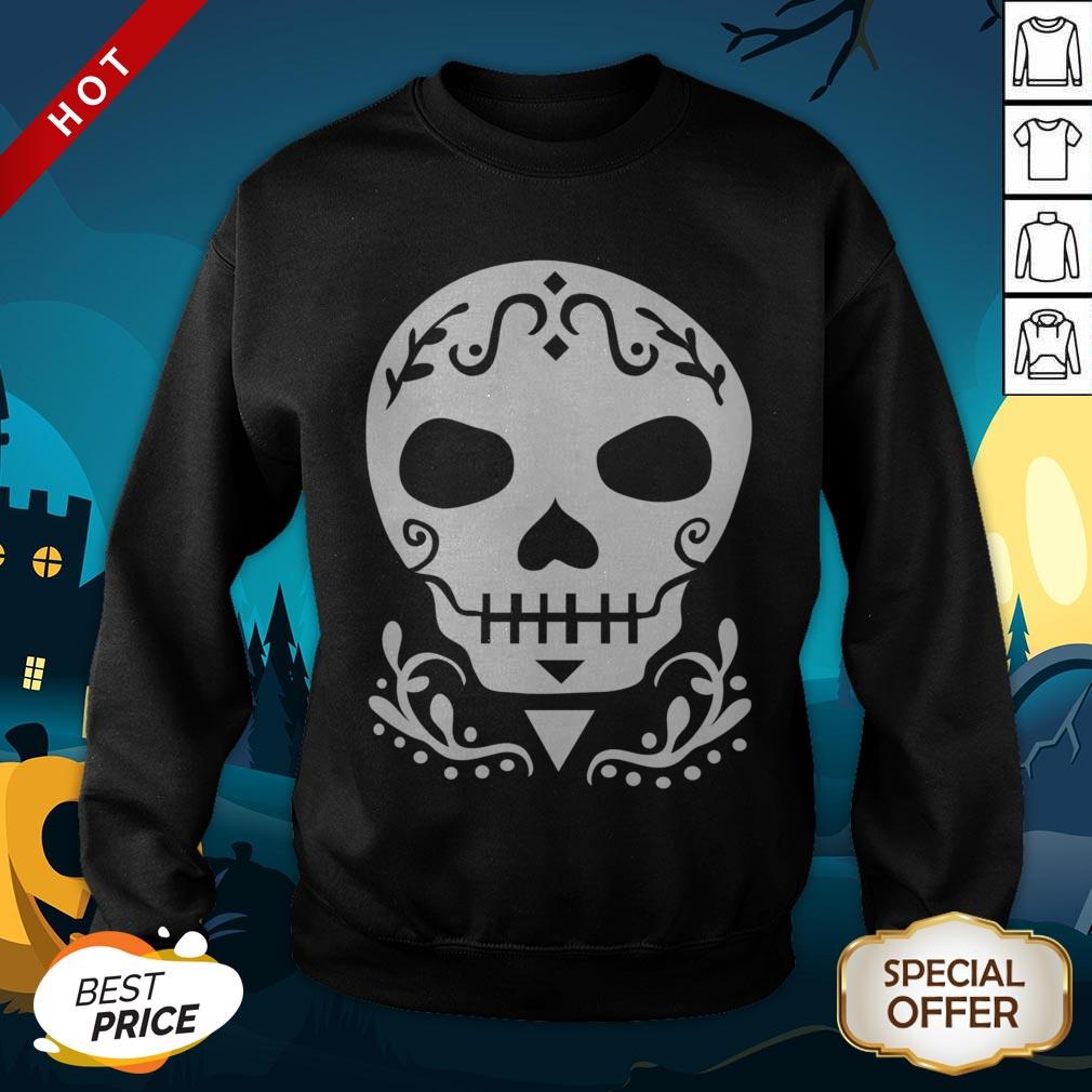 Sugar Skull Mexican Dia De Muertos Day Of The Dead SweatShirt